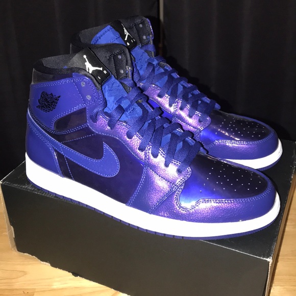purple space jam jordans